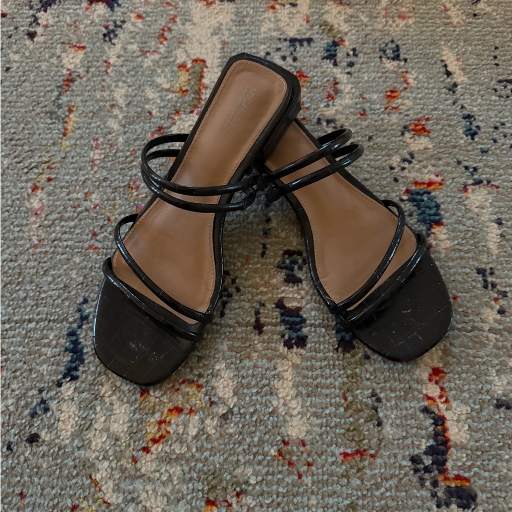 Black Strappy Sandals